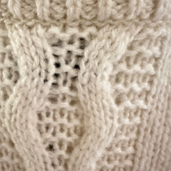 Women’s Coach Host pick ❤️Cable knit sweater dress cream Size XL true to size - Picture 9 of 14